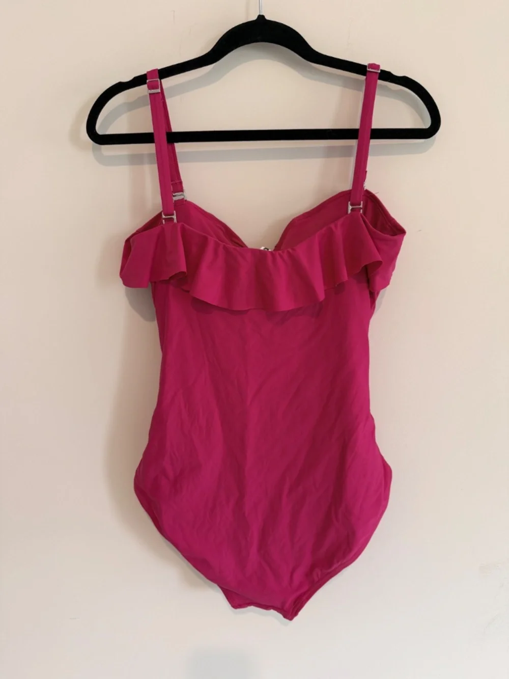 DKNY ruffled bandeau one piece swimsuit - Picture 5 of 5